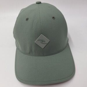 Rip Curl Hat Fitted One Size Green Flex Fit Delta Surf Outdoors Casual Logo Men